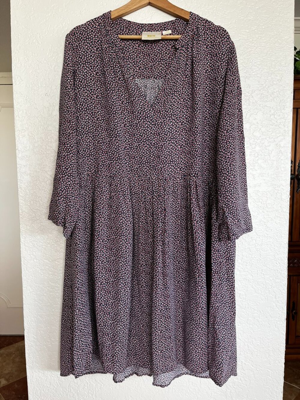 Anthropologie Maeve Juno Geometric Print Swing Tunic Dress, Size M